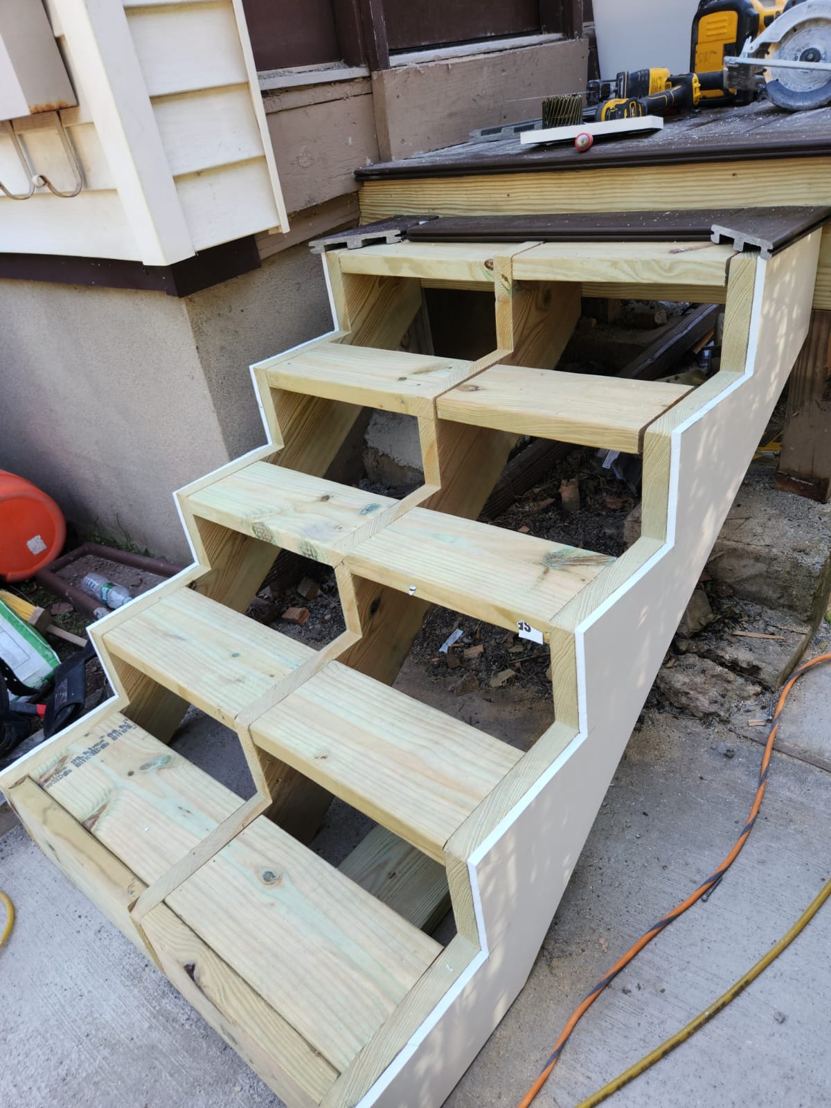 Deck Stair Build