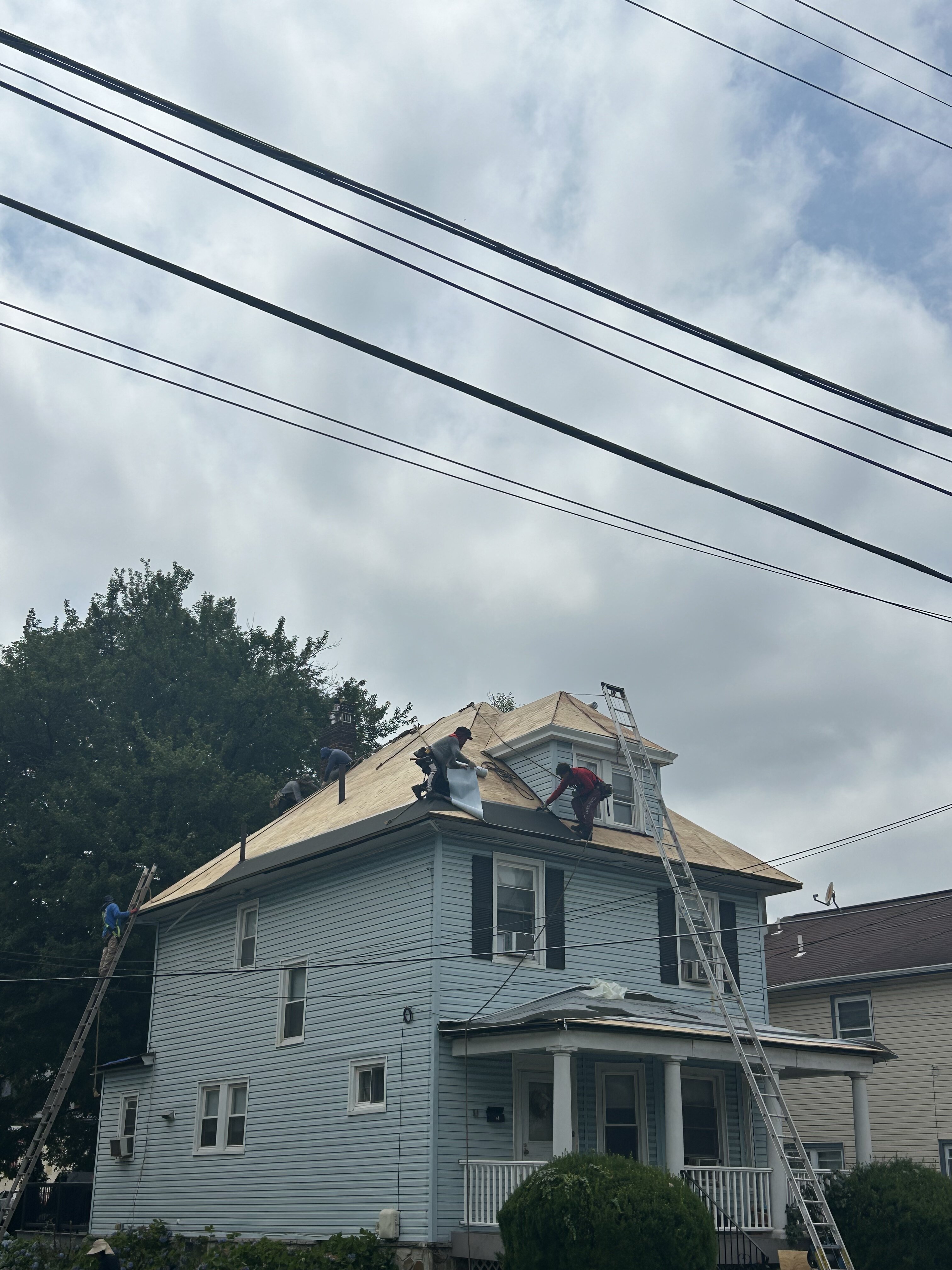 Installing Roof Plywood Deck