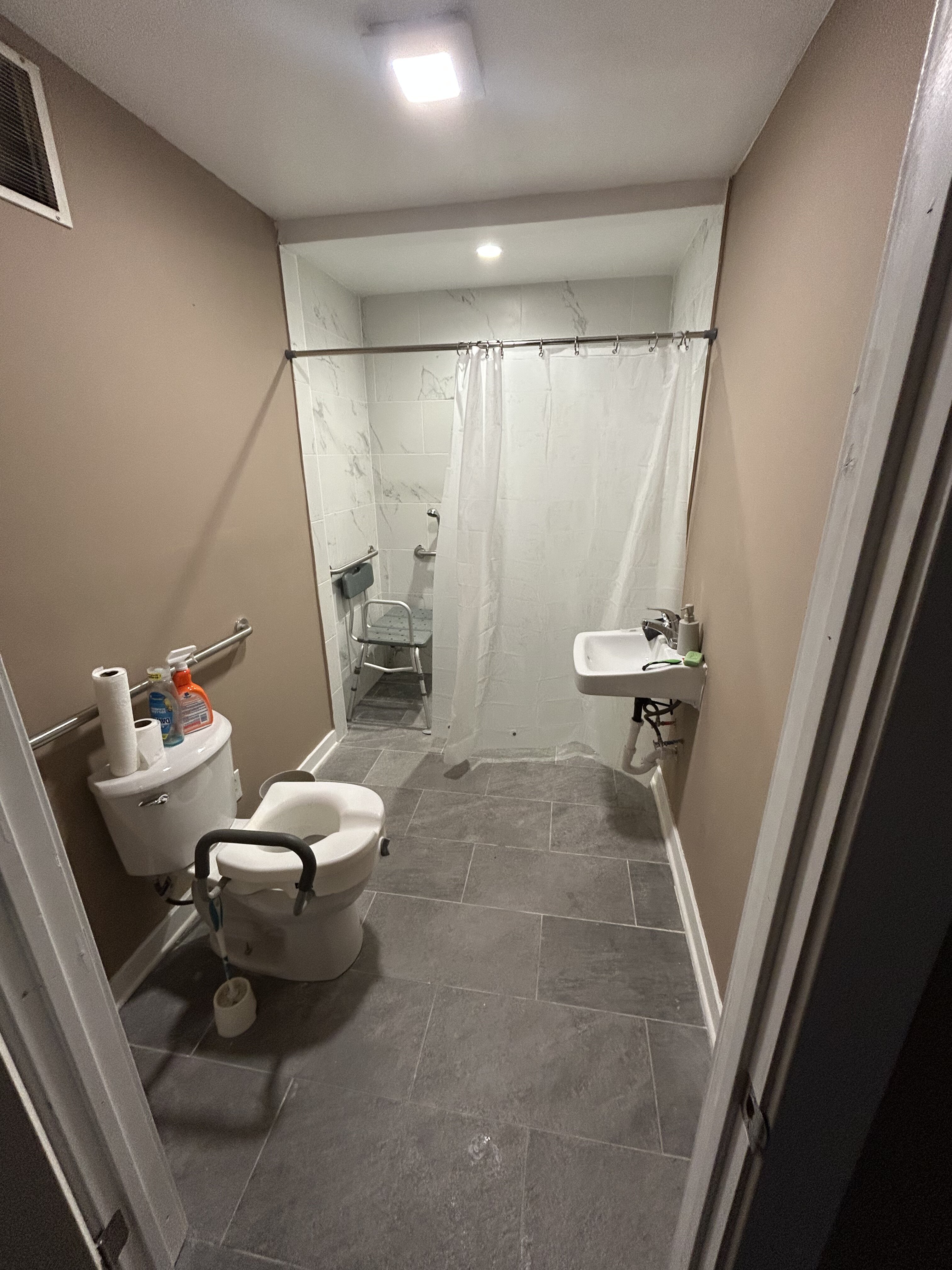 Completed Accessible Bathroom