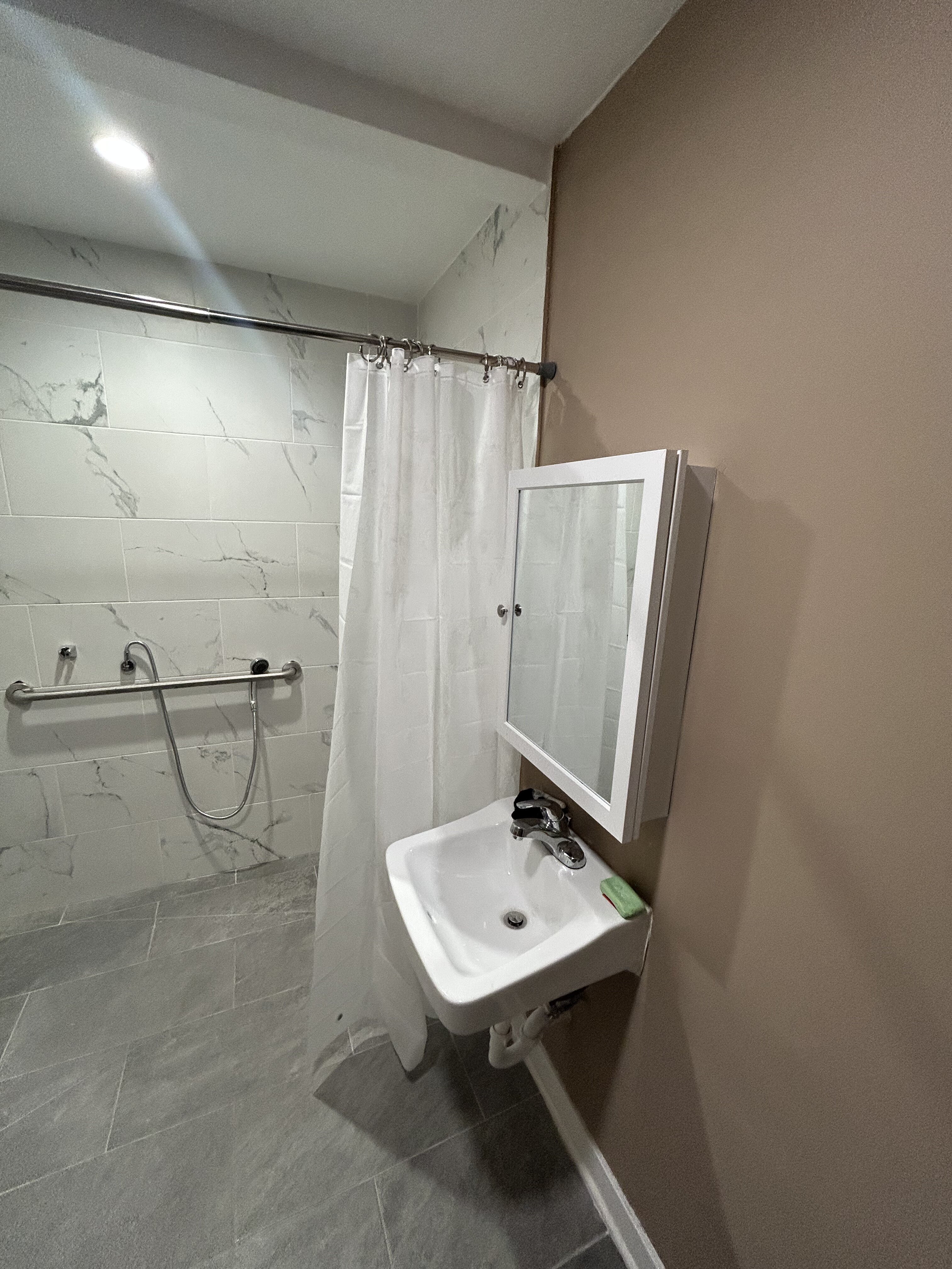 Marble Tile Bathroom Renovation